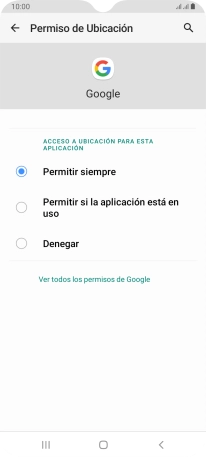 Pulsa el ajuste deseado.