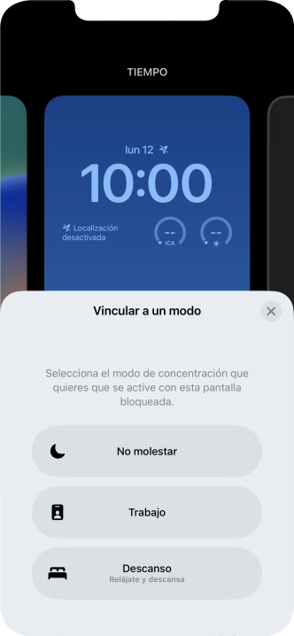 Pulsa un modo de concentración. Pulsa un modo de concentración.