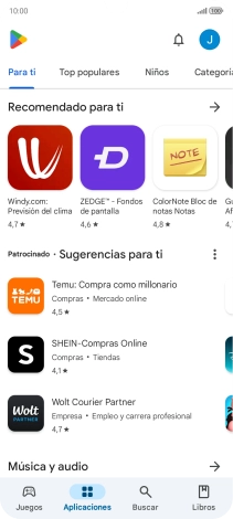 Pulsa el icono de perfil.