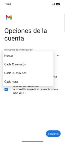 Pulsa el ajuste deseado.