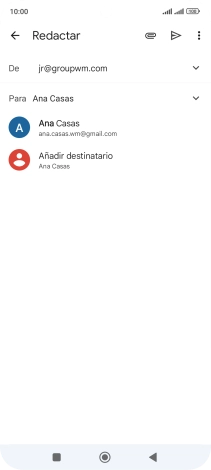 Pulsa el contacto deseado.