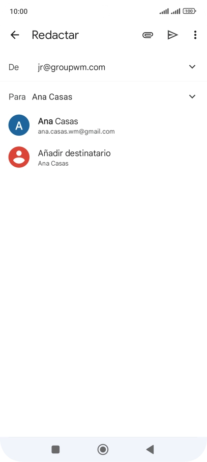 Pulsa el contacto deseado.