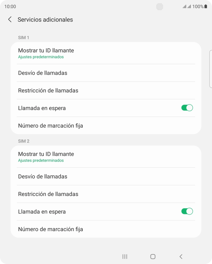 Pulsa el indicador junto a 