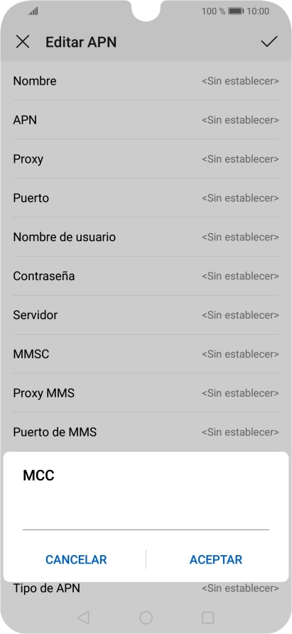 Introduce 214 y pulsa ACEPTAR.