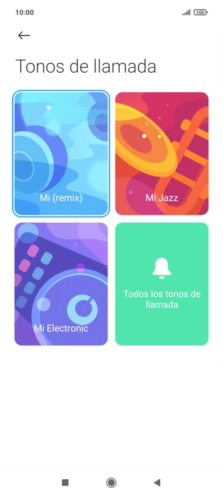 Pulsa Todos los tonos de llamada.