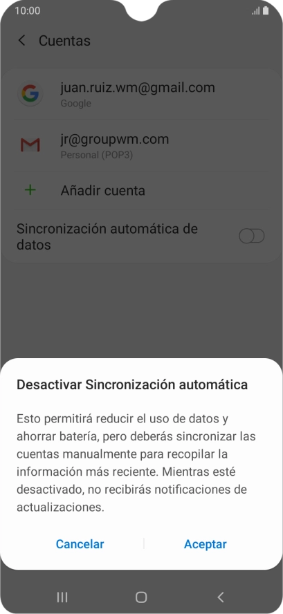 Pulsa Aceptar. Pulsa Aceptar.