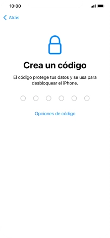Pulsa Opciones de código.