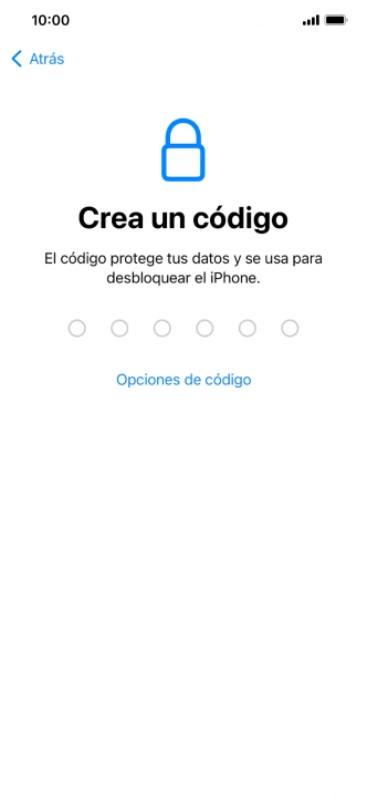 Pulsa Opciones de código.
