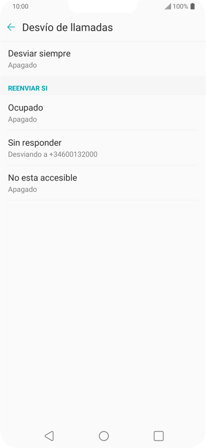 Pulsa la tecla de inicio para terminar y regresar a la pantalla de inicio.