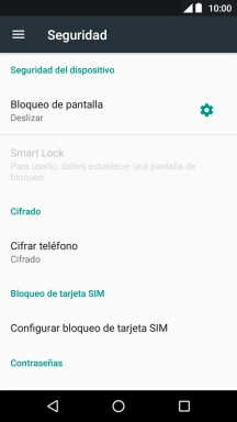 Pulsa Bloqueo de pantalla.