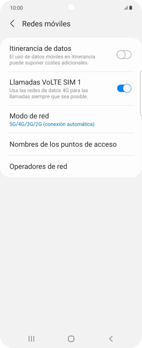 Pulsa el indicador junto a 