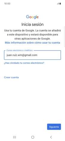 Pulsa Siguiente.
