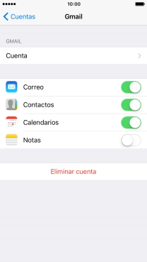 Pulsa el indicador junto a 
