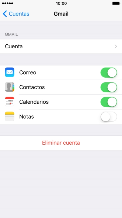 Pulsa el indicador junto a 