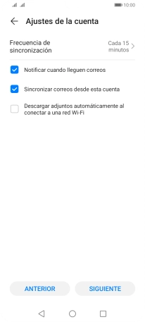Pulsa Frecuencia de sincronización.