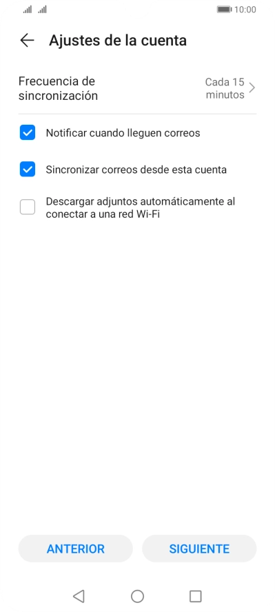 Pulsa Frecuencia de sincronización.