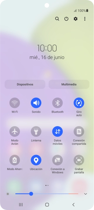 Pulsa el icono de ajustes.
