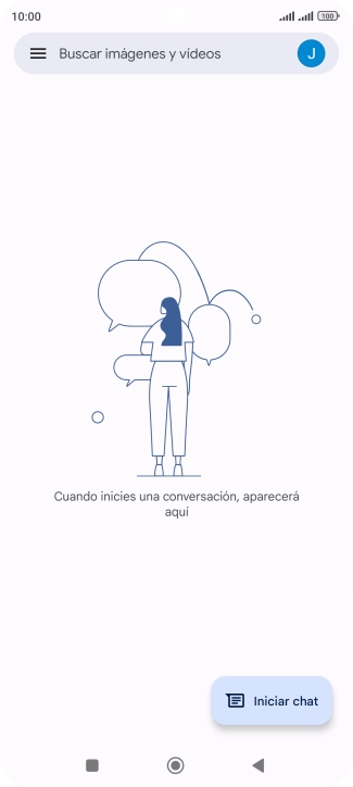 Pulsa Iniciar chat.