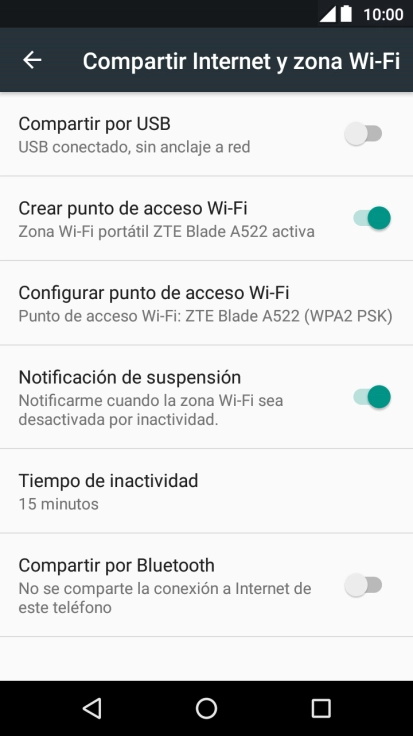 Pulsa la tecla de inicio para terminar y regresar a la pantalla de inicio.