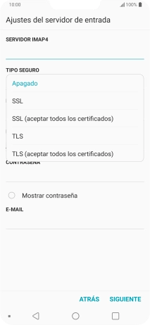 Pulsa Apagado para desactivar la función.