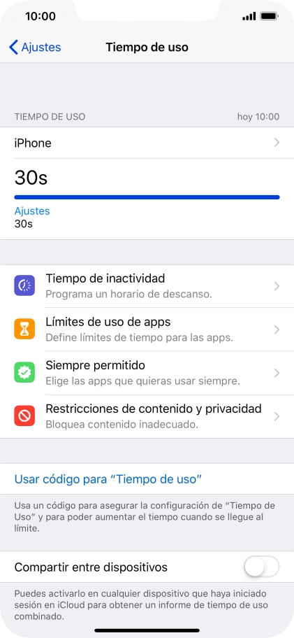 Pulsa la indicación del tiempo bajo Pulsa la indicación del tiempo bajo