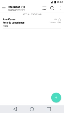 Desliza el dedo hacia la derecha desde la parte izquierda de la pantalla.