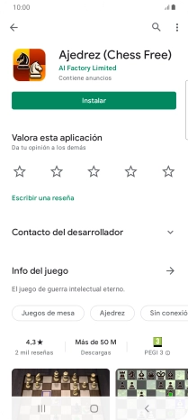 Pulsa la tecla de inicio para terminar y regresar a la pantalla de inicio.