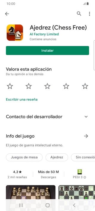 Pulsa la tecla de inicio para terminar y regresar a la pantalla de inicio.
