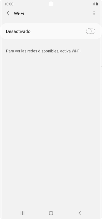 Pulsa el indicador para activar la función.