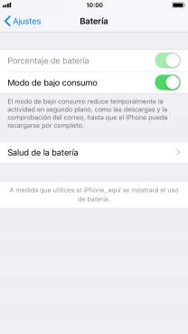 Pulsa la tecla de inicio para terminar y regresar a la pantalla de inicio.
