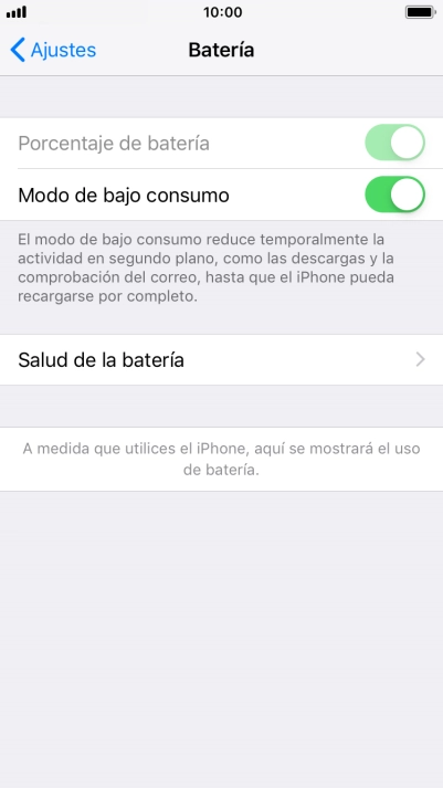 Pulsa la tecla de inicio para terminar y regresar a la pantalla de inicio.