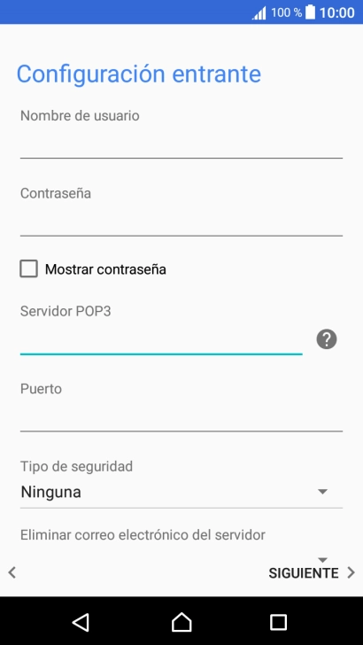 Pulsa en el campo bajo 