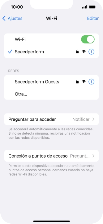 Desliza el dedo hacia arriba desde la parte inferior de la pantalla para terminar y volver a la pantalla de inicio.