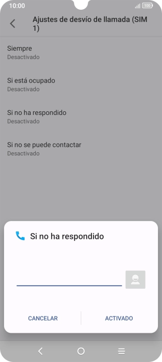 Introduce +34600132000 y pulsa ACTIVADO.