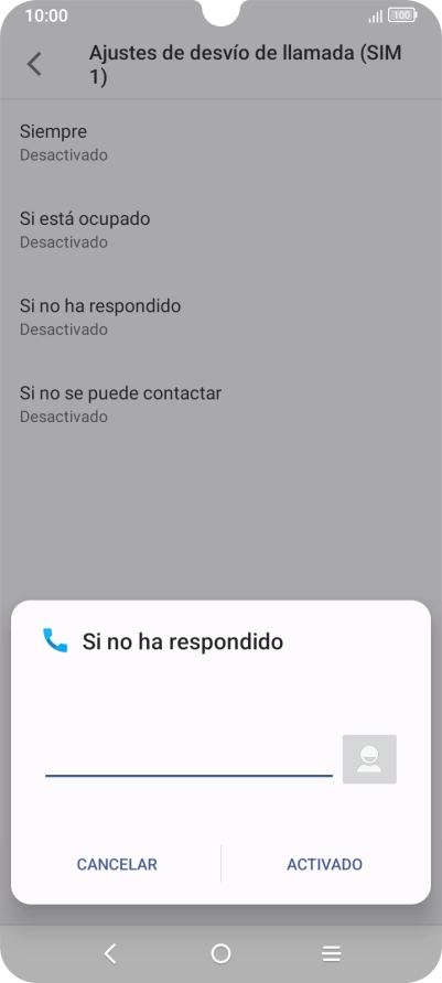 Introduce +34600132000 y pulsa ACTIVADO.