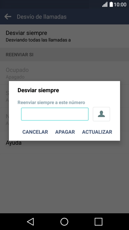 Pulsa APAGAR.