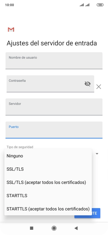 Pulsa Ninguno para desactivar la función. Pulsa Ninguno para desactivar la función.