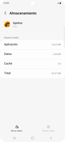Pulsa la tecla de inicio para terminar y regresar a la pantalla de inicio.