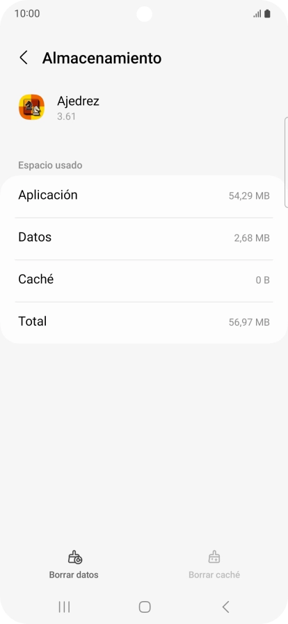 Pulsa la tecla de inicio para terminar y regresar a la pantalla de inicio.
