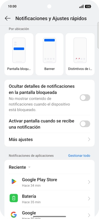 Pulsa Gestionar todo.