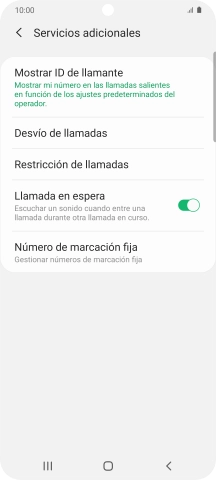 Pulsa Desvío de llamadas.