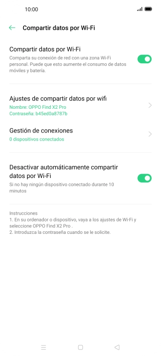 Pulsa la tecla de inicio para terminar y regresar a la pantalla de inicio.