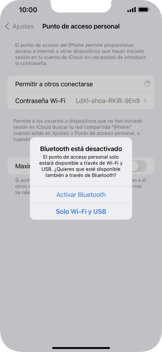 Si la función de wifi está activada, pulsa Solo Wi-Fi y USB. Si la función de wifi está activada, pulsa Solo Wi-Fi y USB.