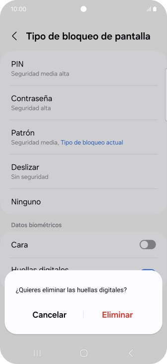 Pulsa Eliminar. Pulsa Eliminar.