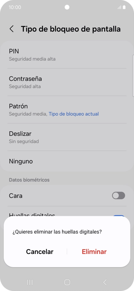 Pulsa Eliminar. Pulsa Eliminar.