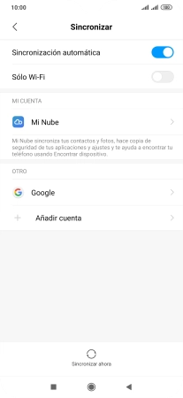 Pulsa Añadir cuenta.