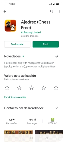 Pulsa Desinstalar.