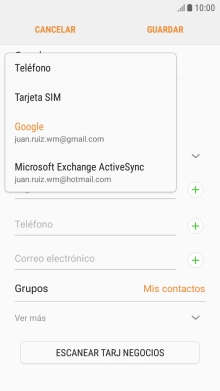 Pulsa Teléfono.