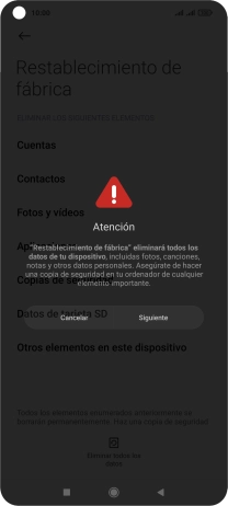 Pulsa Siguiente.