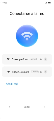 Pulsa la red wifi deseada.